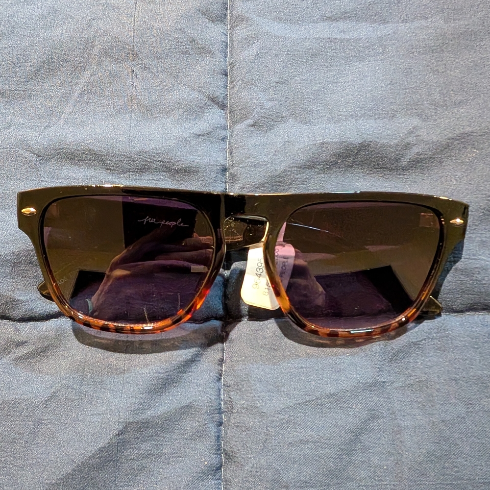 Free People Tortoise Shell Sunglasses